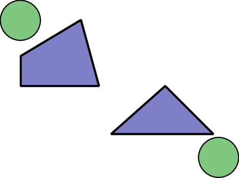 a robot among obstacles