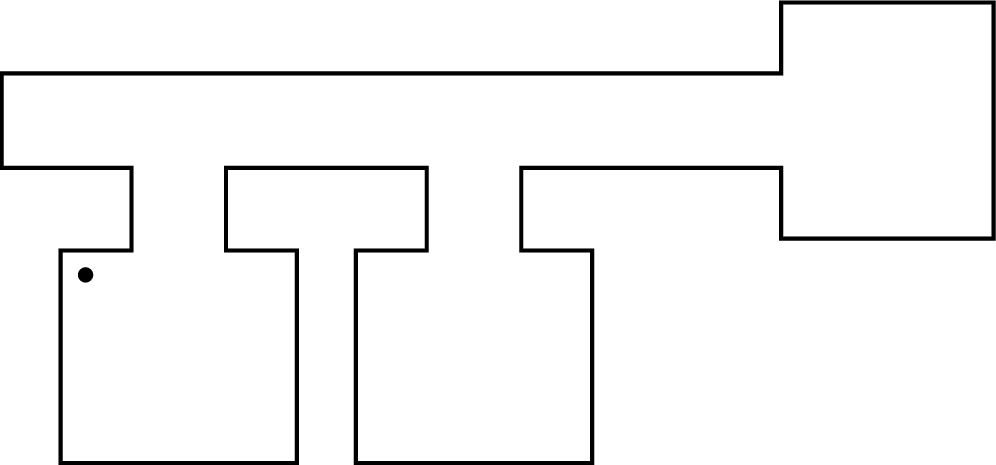 a map with self-similarities